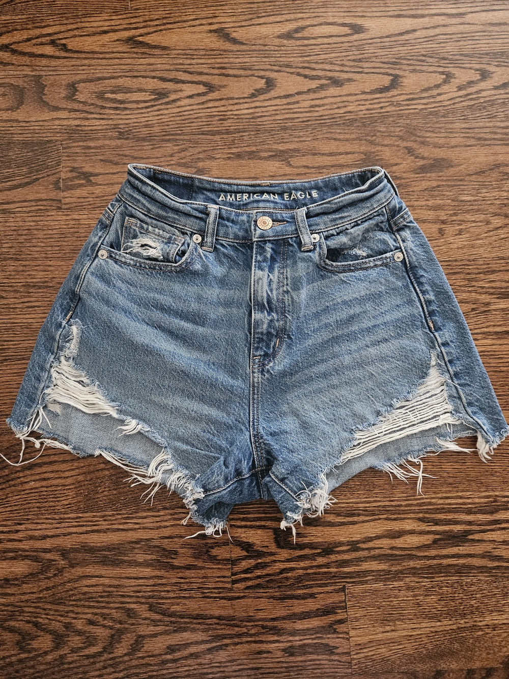 American Eagle High-Rise Denim Shorts